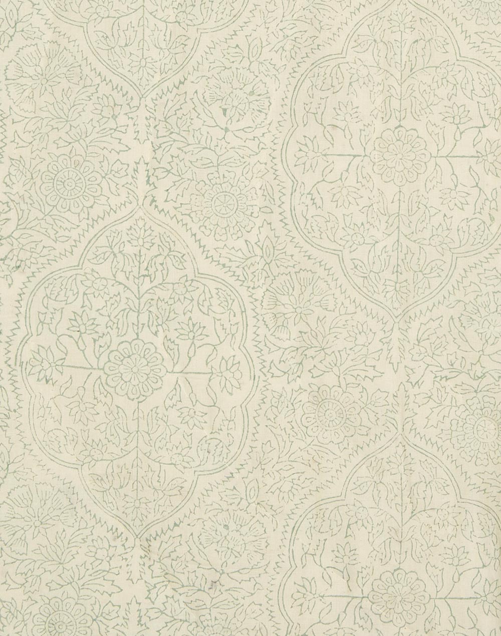 Blue Amer Cotton Hand Block Printed Quilt Double Blue Amer Cotton Hand Block Printed Quilt Double