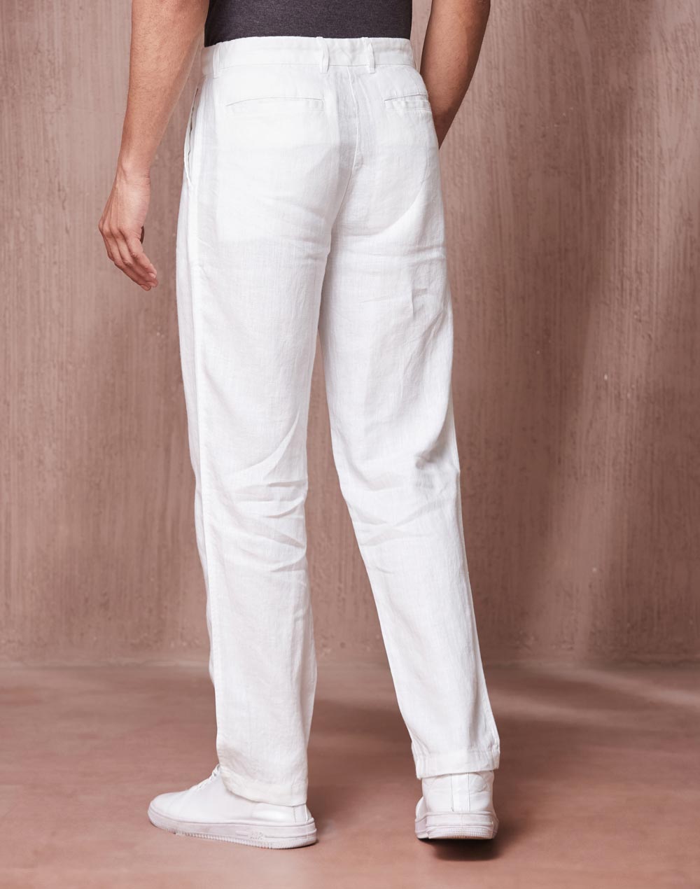White Linen Regular Pant White Linen Regular Pant