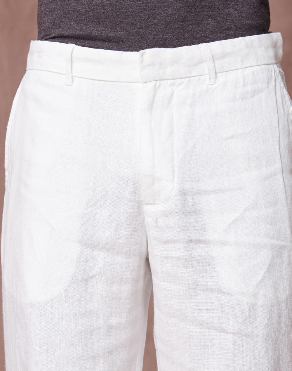 White Linen Regular Pant White Linen Regular Pant