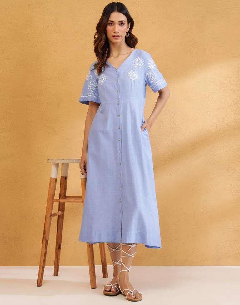fabindia cotton dresses Buy Cotton Printed Long Dress for Women Online at Fabindia