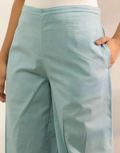 Light Blue Cotton Salwar Light Blue Cotton Salwar