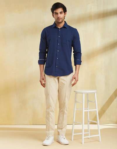Jama Color Buy Beige Cotton Slim Fit Jama Pant for Men Online at Fabindia | 20210436