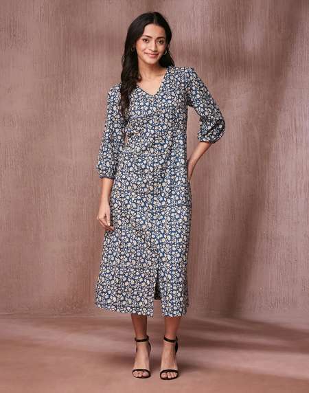 rachel comey denim dress Rachel Comey Baldan Dress in Indigo
