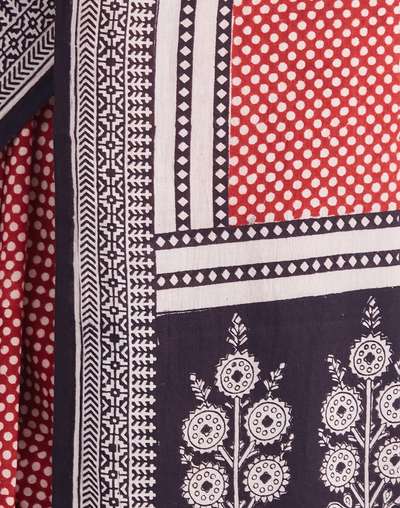 Bagh Pattern Region Buy Beige Cotton Bagh Printed Sari for Women Online at Fabindia | 20222356