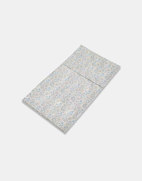 Blue Ruhi Cotton Bed Sheet With 2 Pillow Covers Blue Ruhi Cotton Bed Sheet With 2 Pillow Covers
