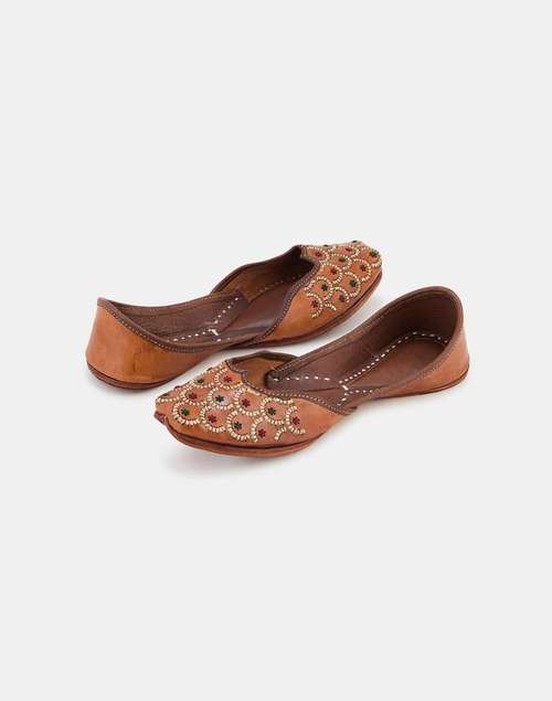 Brown Leather Juttie Brown Leather Juttie