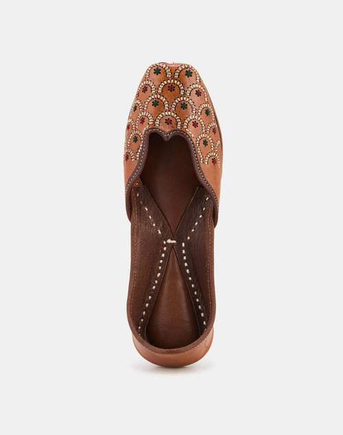Brown Leather Juttie Brown Leather Juttie