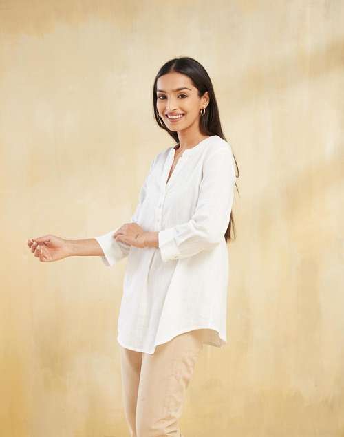 White Cotton Tunic White Cotton Tunic