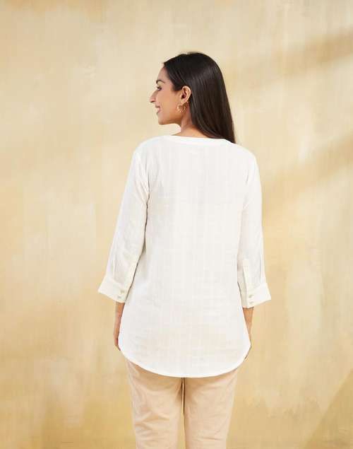 White Cotton Tunic White Cotton Tunic