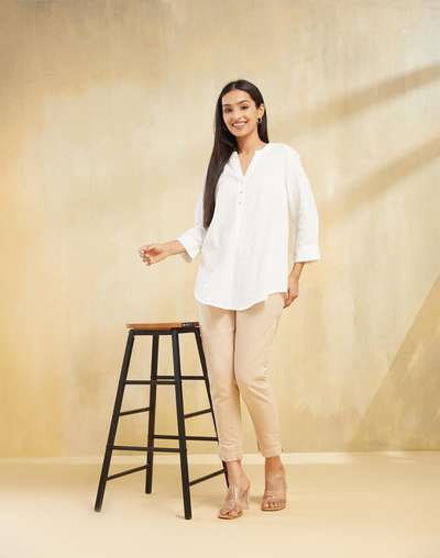 White Cotton Tunic White Cotton Tunic