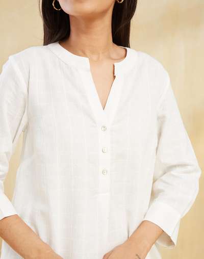 White Cotton Tunic White Cotton Tunic