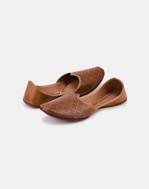 Brown Leather Juttie Brown Leather Juttie