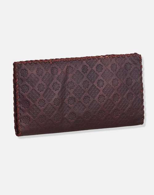 Buy Brown Leather Wallet for Women Online at Fabindia | 20247788
