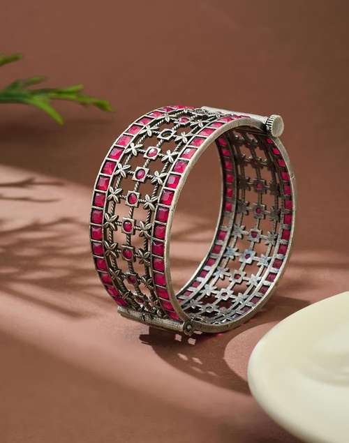 Openable Angle Buy Metal Openable Bangle for Women Online at Fabindia | 20251875