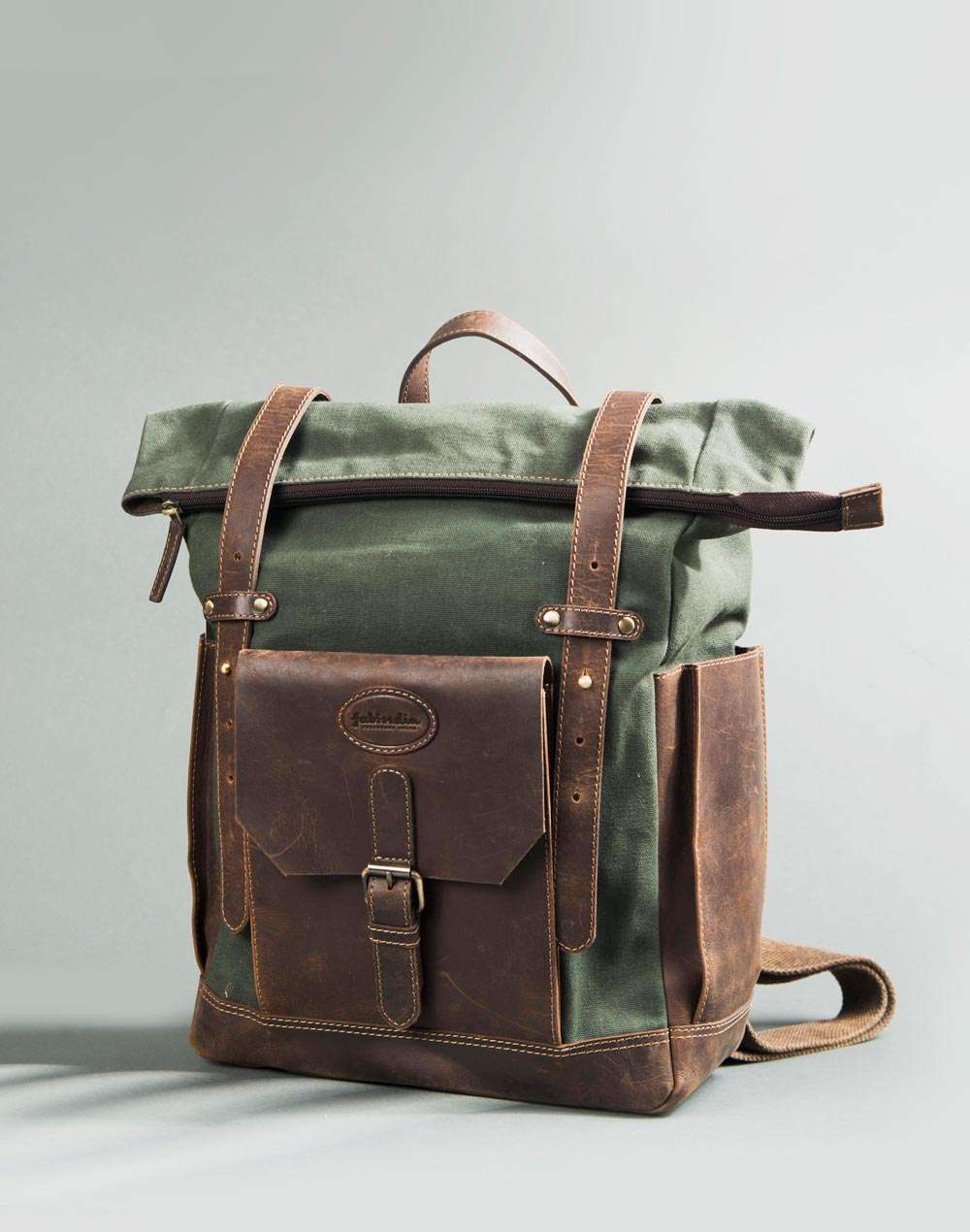 canvas leather backpack online india for Men and Women the Traveler Backpack blends style Buy Waxed Canvas Backpack, Leather