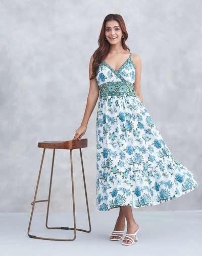 fabindia maxi dresses Indigo dreams. Effortless grace. Everyday elegance. Step into timeless style with this beautifully crafted Fabindia Indigo Maxi Dress where comfort meets culture and elegance flows with every step. Light, breathable,