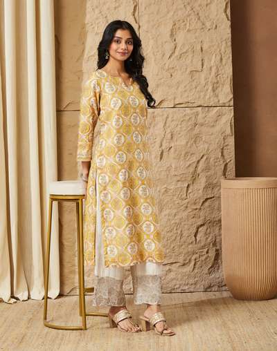 long kurta dress for women Kurta Long Women Kalidar Golden