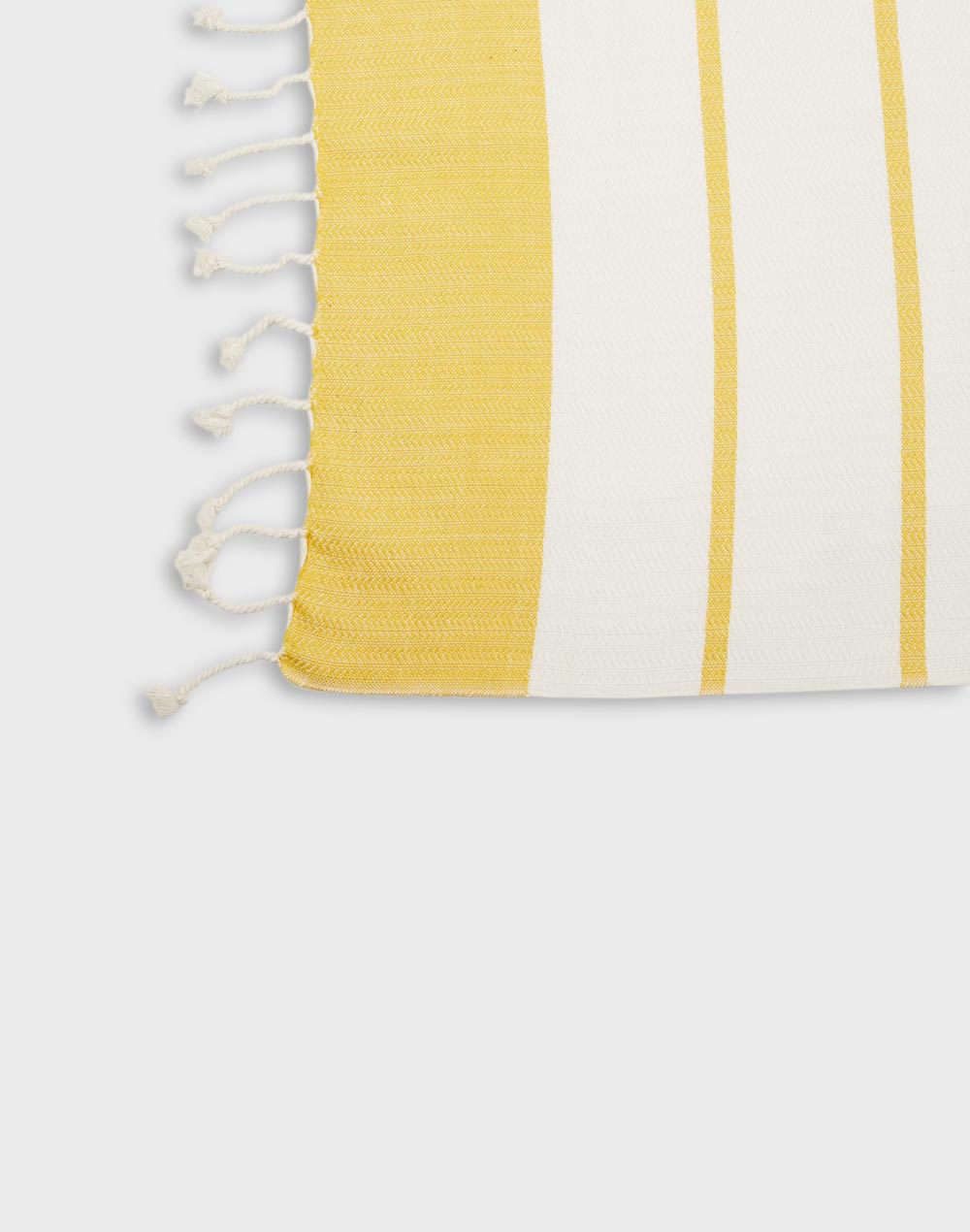 Yellow Kani Cotton Honeycomb Bath Towel Large