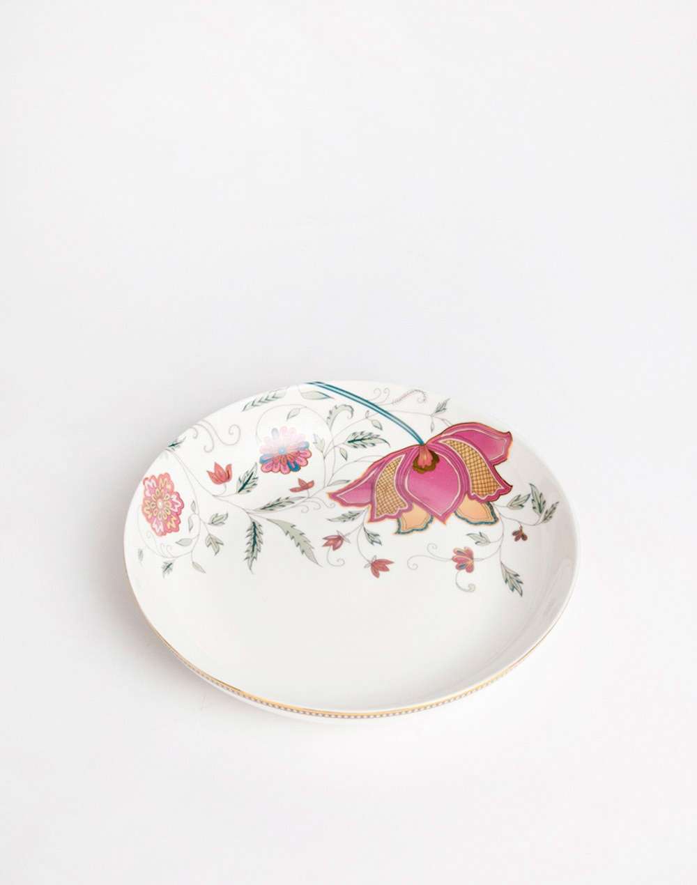 Zoya Ceramic Decaled Pasta Plate Zoya Ceramic Decaled Pasta Plate