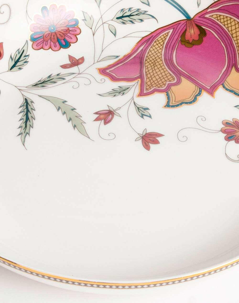 Zoya Ceramic Decaled Pasta Plate Zoya Ceramic Decaled Pasta Plate