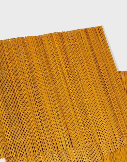 Buy Ochre Jivita Natural Fibre Woven Runner Online at Fabindia | 10738422