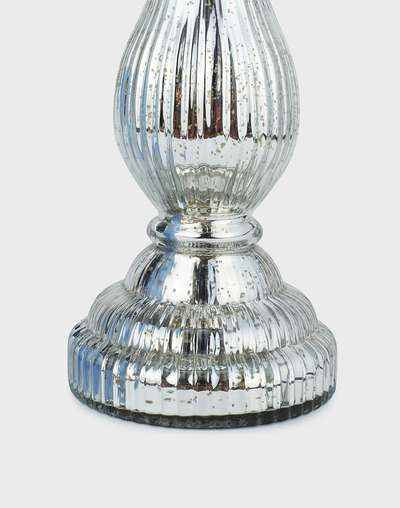 Silver Chandi Candle Stand Gift Set Silver Chandi Candle Stand Gift Set