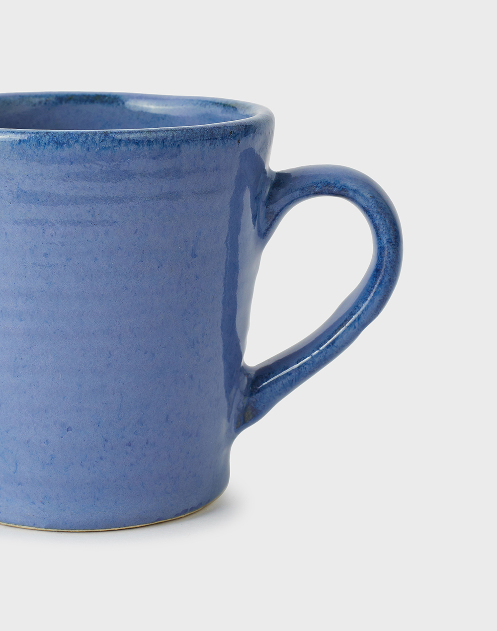 Blue Mardav Ribbed Mug