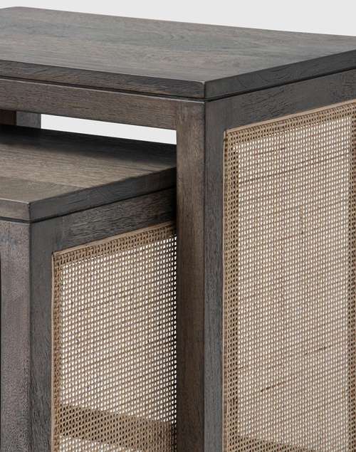 Slate Grey Navbunai Nesting Table Slate Grey Navbunai Nesting Table