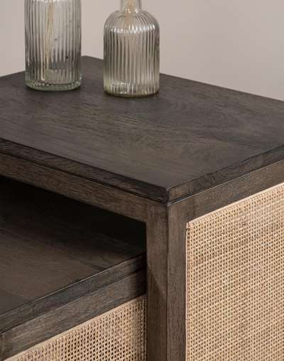 Slate Grey Navbunai Nesting Table Slate Grey Navbunai Nesting Table