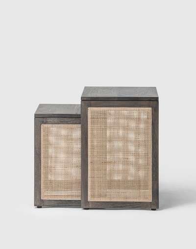 Slate Grey Navbunai Nesting Table Slate Grey Navbunai Nesting Table