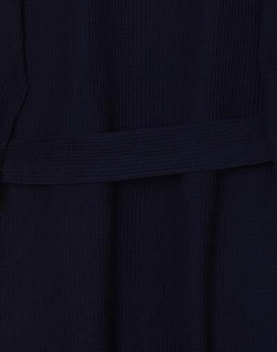 Navy Ashim Cotton Woven Bathrobe Navy Ashim Cotton Woven Bathrobe