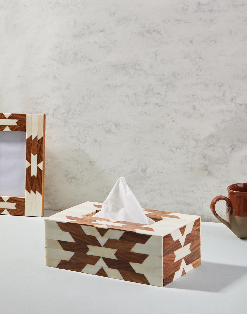 Buy Natural Wood Etash Tissue Box Online at Fabindia