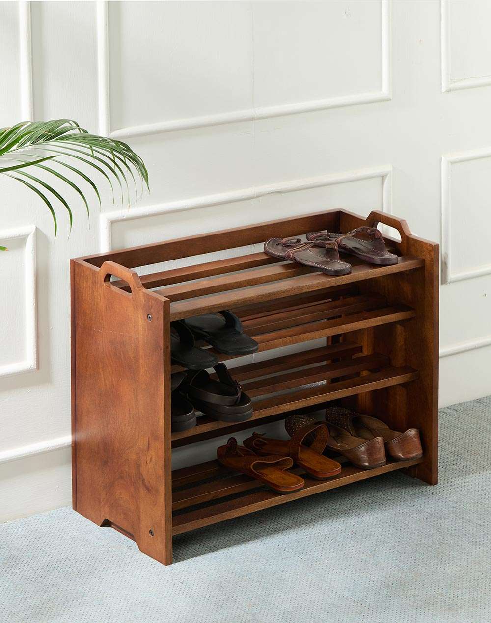 Buy Brown Wood Rack Online at Fabindia | 20210025