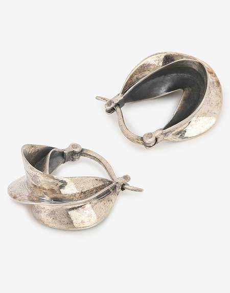 Buy Silver Hoops Earrings for Women Online at Fabindia 20215770