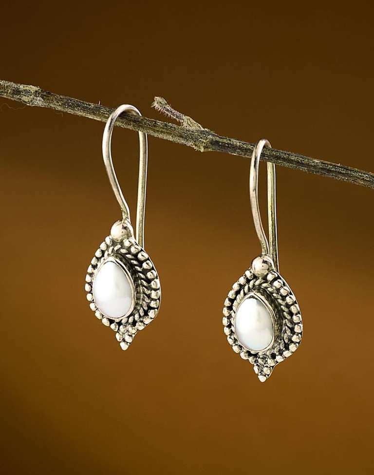 Fabindia Jewellery Fabindia Silver Earrings Buy Silver Hook