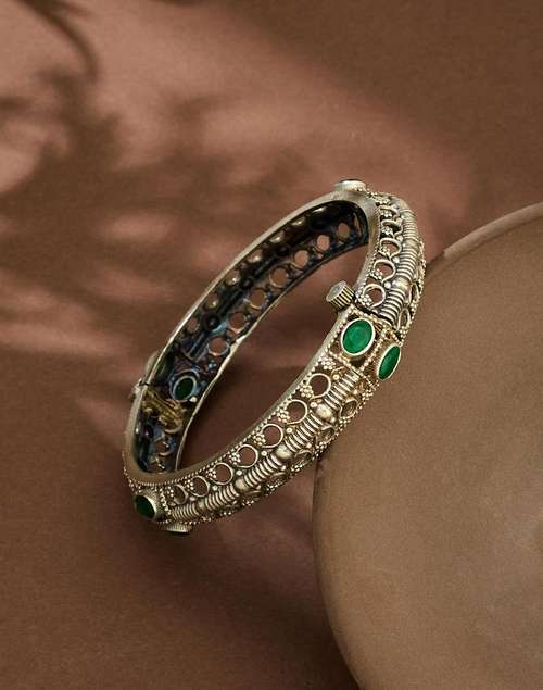 Openable Angle Buy Metal Openable Bangle for Women Online at Fabindia | 20251758