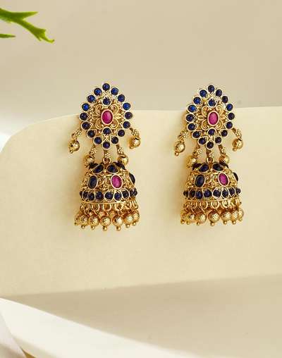 Metal Jhumka Earrings Metal Jhumka Earrings