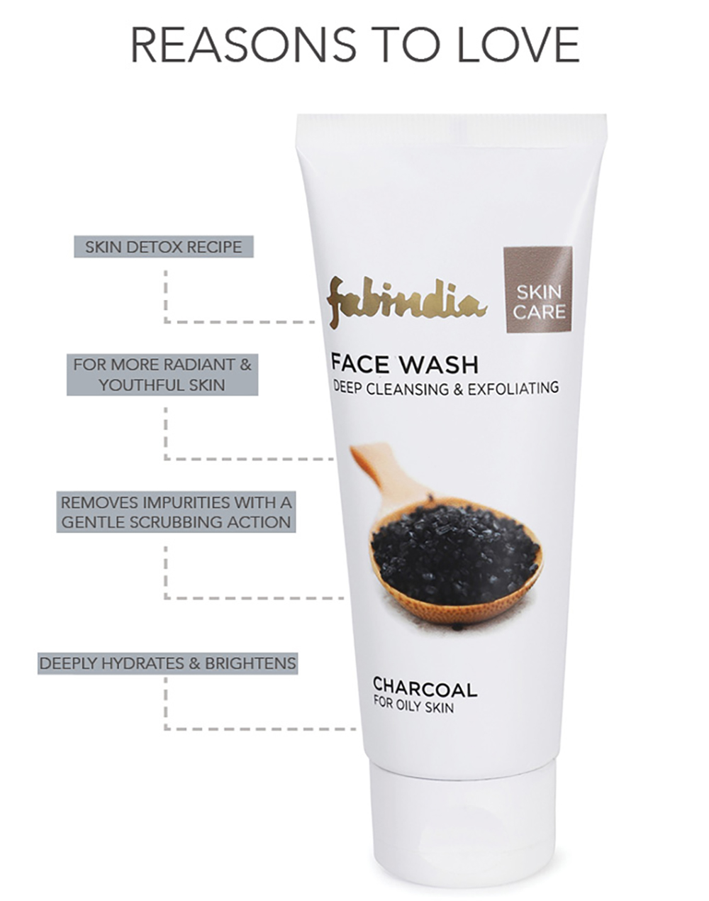 Charcoal Face Wash -120ml