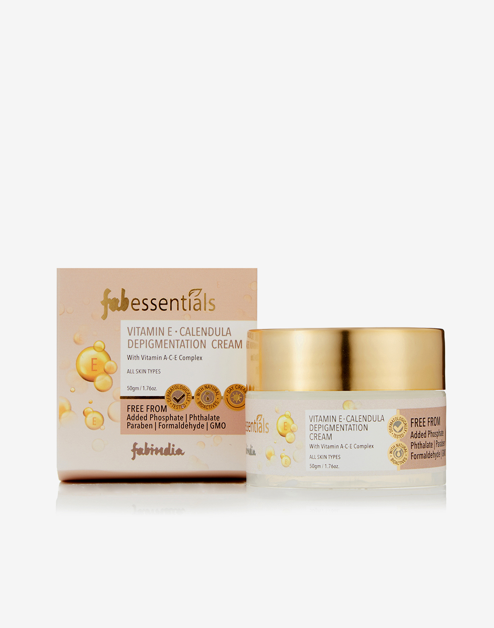 Fabessentials Vitamin E Calendula Depigmentation Cream - 50 gm