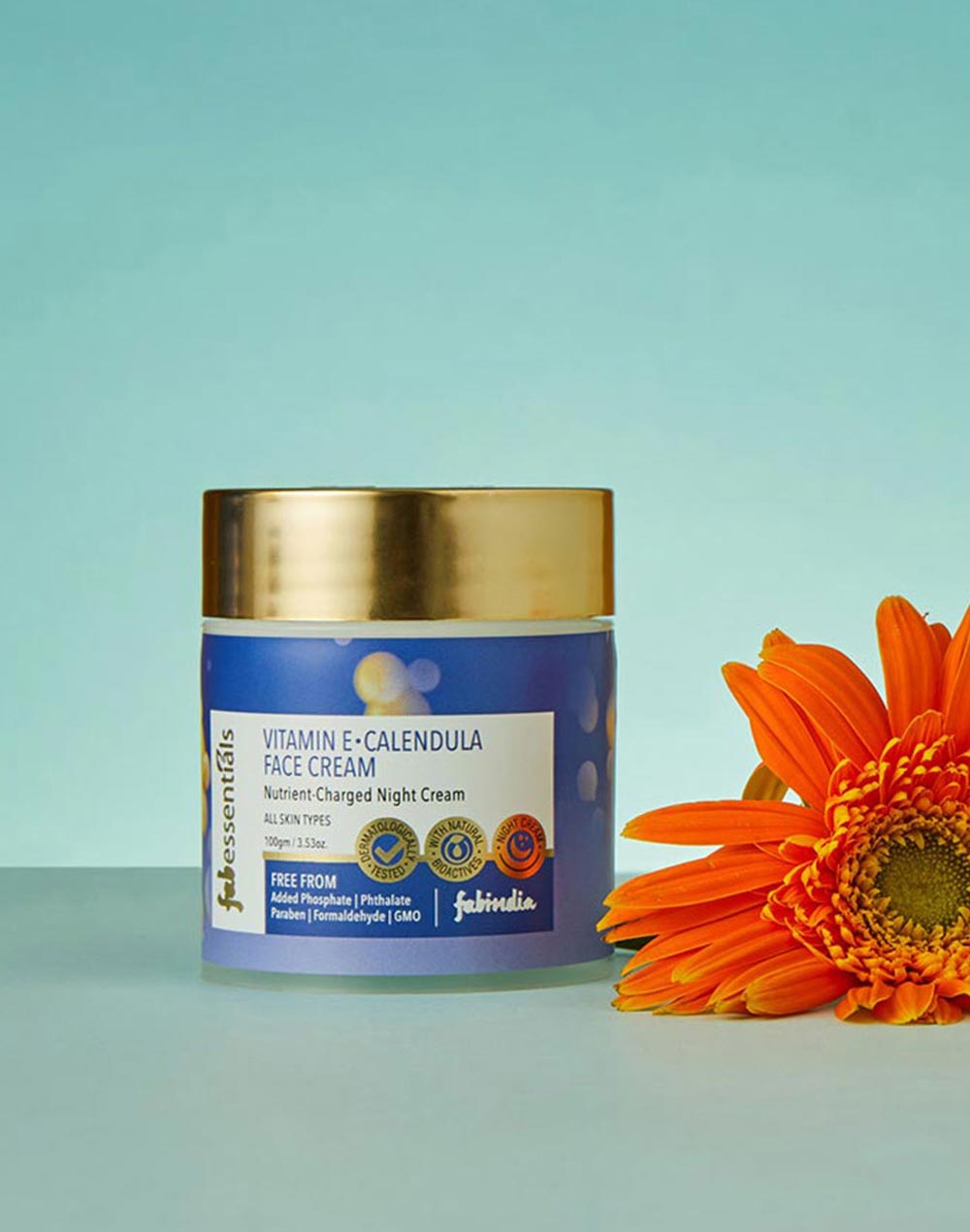 Fabessentials Vitamin E Calendula Face Cream - 50 gm