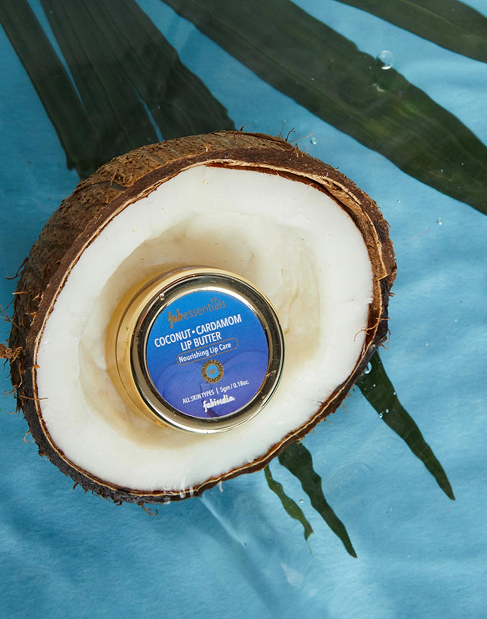 Fabessentials Coconut Cardamom Lip Butter - 5 gm