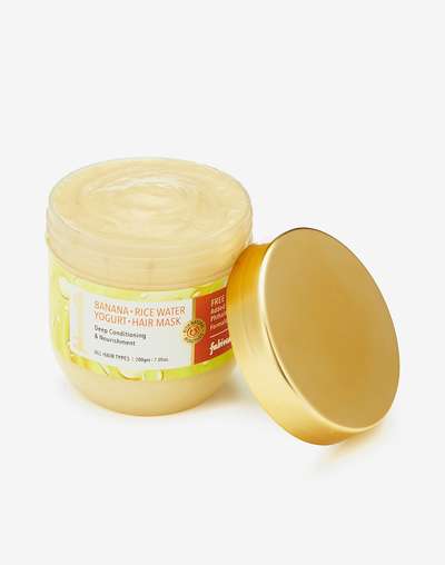 Fabessentials Banana Rice Water Yogurt Hair Mask -200 gm Fabessentials Banana Rice Water Yogurt Hair Mask -200 gm