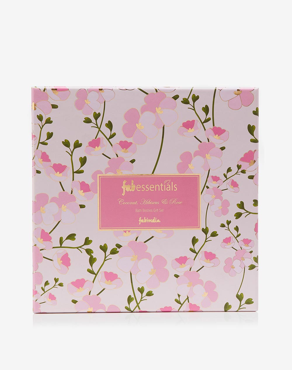 Coconut, Hibiscus and Rose (Bath Besties Gift Set) - 200ML + 50GM Coconut, Hibiscus and Rose (Bath Besties Gift Set) - 200ML + 50GM
