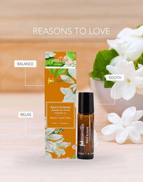 Fabessentials Raat Ki Rani Jasmine & Neroli Perfume Oil Fabessentials Raat Ki Rani Jasmine & Neroli Perfume Oil