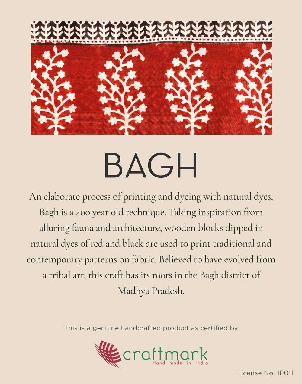 Bagh Pattern Region Buy Black Cotton Bagh Printed Short Kurta for Men Online at Fabindia ...